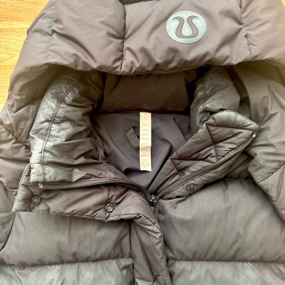 Lululemon Black Goose Down Puffer Jacket - Picture 6 of 6
